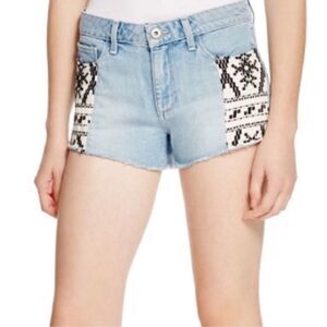 NWT Paige Denim ‘Keira Shorts in Mayan Piecing’